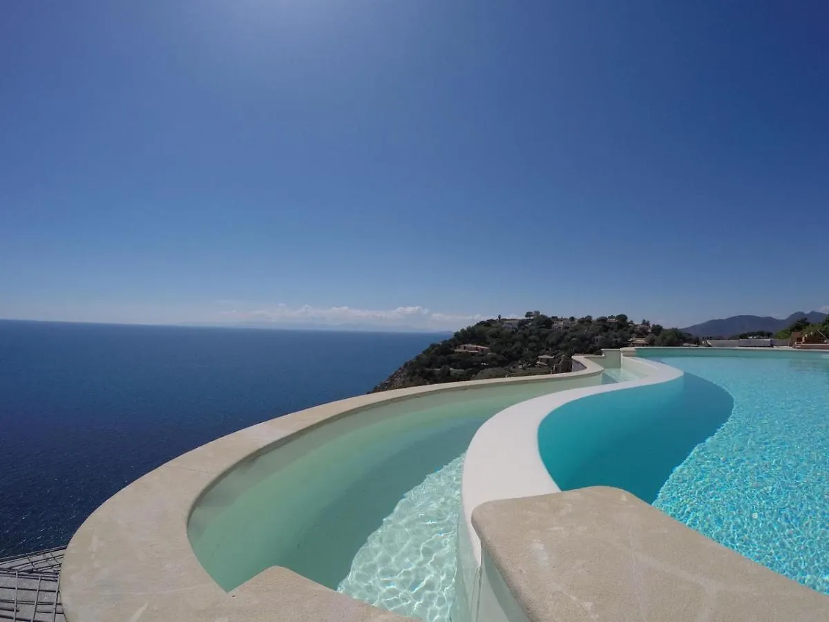 Villa Patty With Infinity Pool In Front Of The Sea, Parking And Wifi Torre delle Stelle 0*,